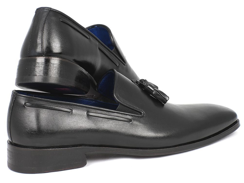 Paul Parkman Men's Tassel Loafer Black (ID#5141-BLK)