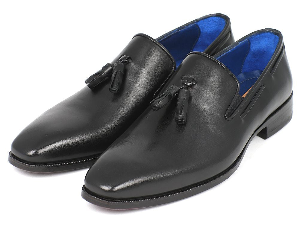 Paul Parkman Men's Tassel Loafer Black (ID#5141-BLK)