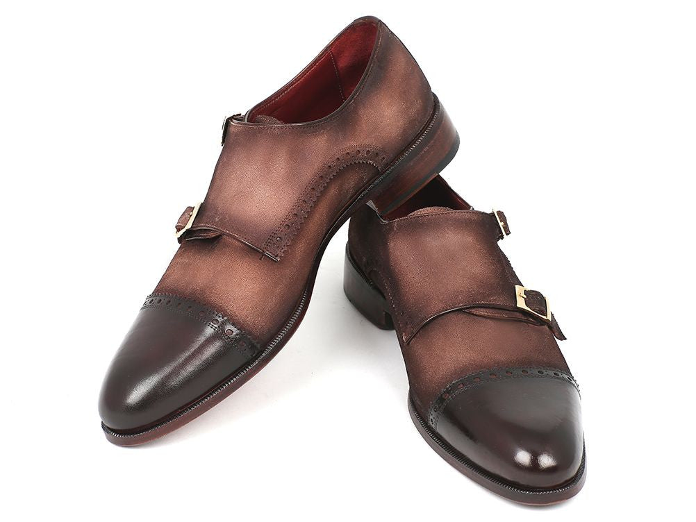 Paul Parkman Double Monkstraps Brown Captoe (ID#FK09)
