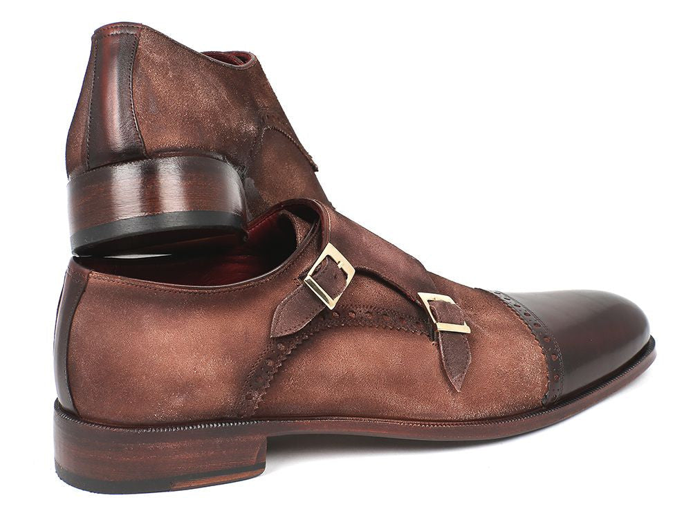 Paul Parkman Double Monkstraps Brown Captoe (ID#FK09)