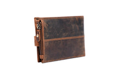 Vintage Leather Men's Wallet – Stylish, Durable & Compact