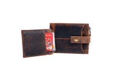 Vintage Leather Men's Wallet – Stylish, Durable & Compact