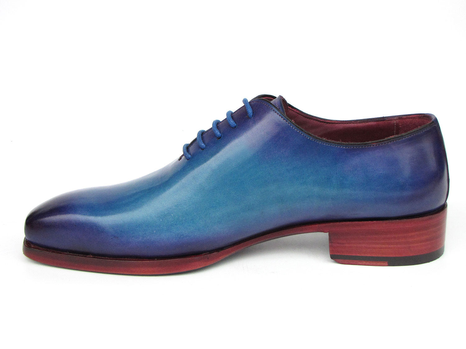 Paul Parkman Goodyear Welted Wholecut Oxfords Blue & Turquoise (ID#044TRQ)