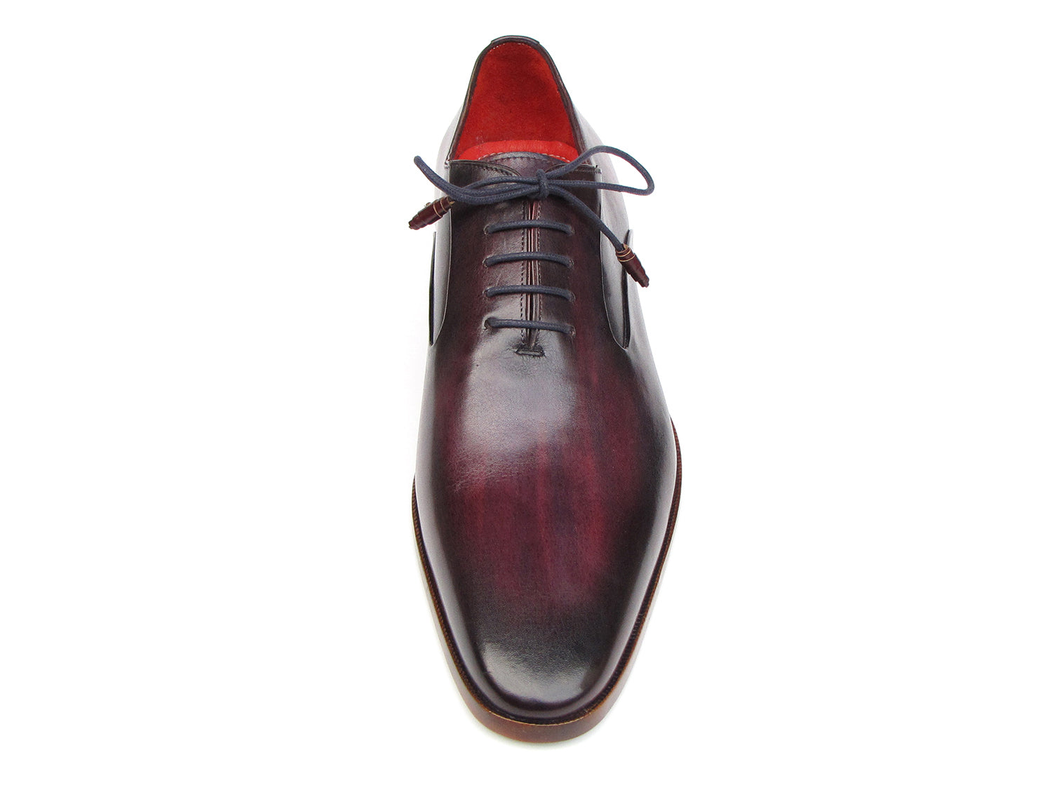 Paul Parkman Men's Plain Toe Oxfords Purple Shoes (ID#019-PURP)