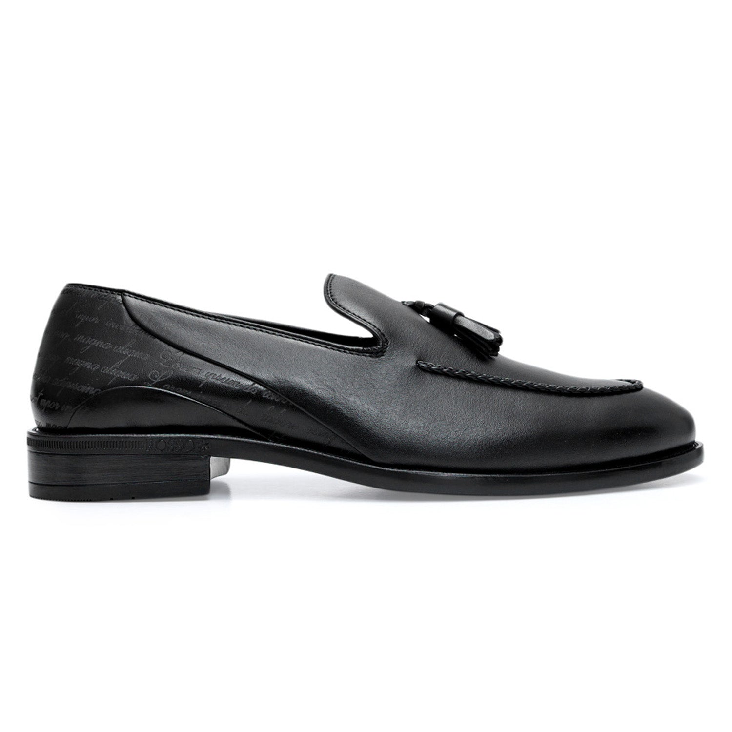 Black Loafers With Tassels