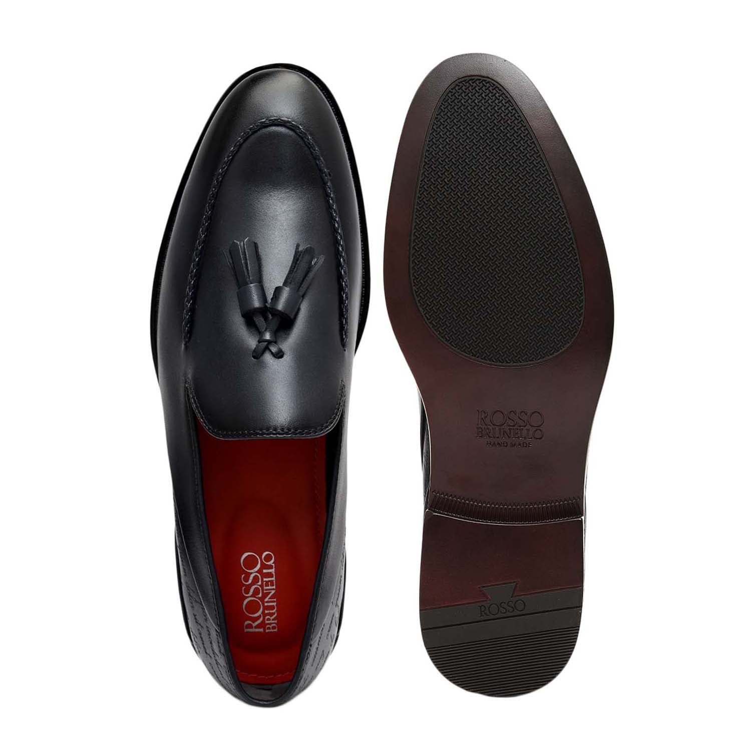 Blue Loafers With Tassels