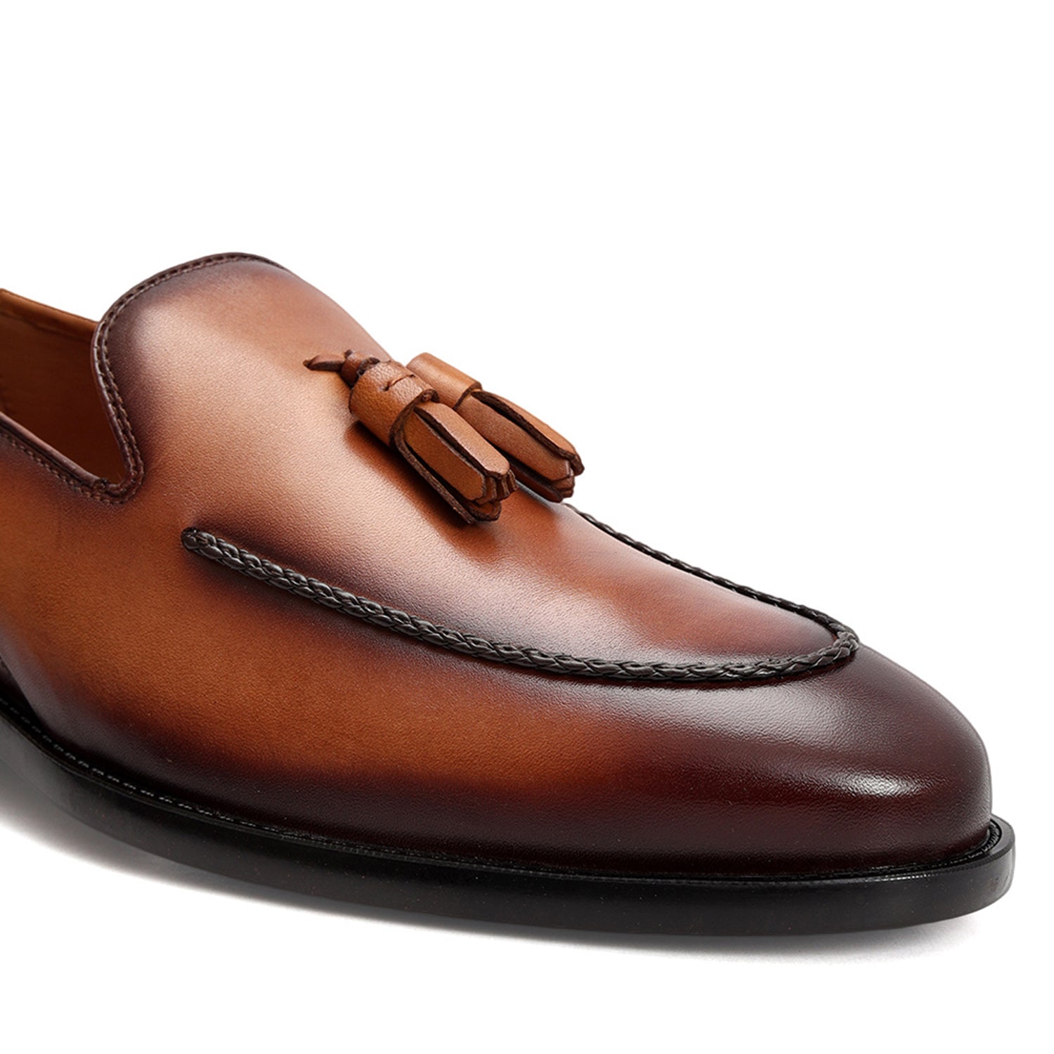 Tan Loafers With Tassles