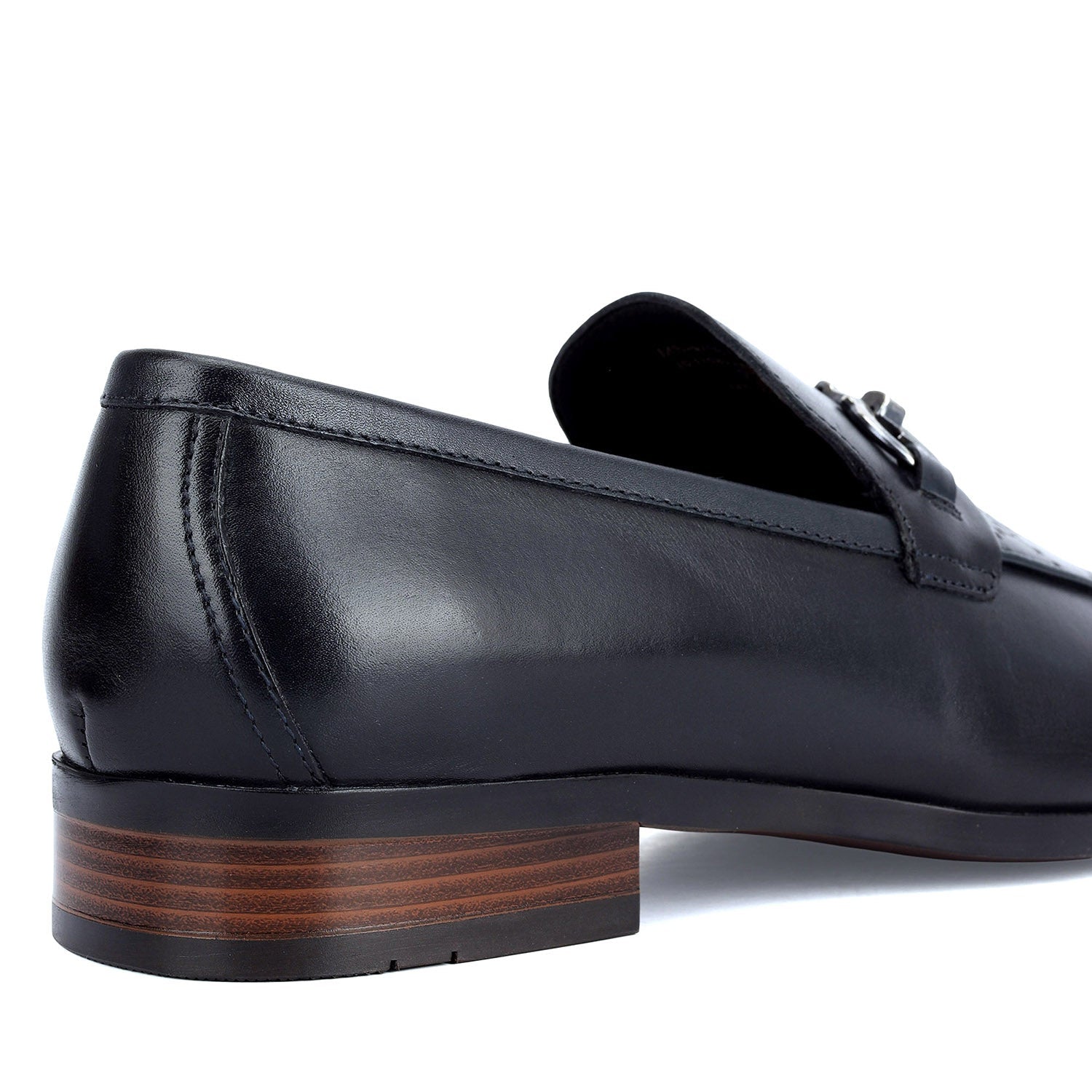 Blue Monogram Leather Loafers