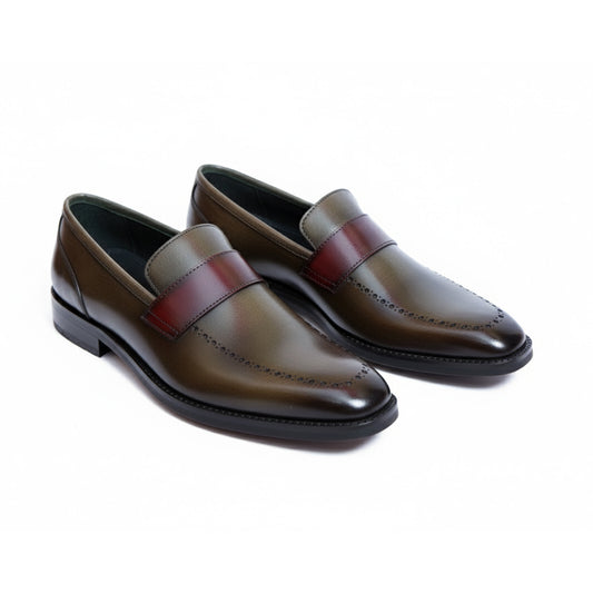 Handcrafted Leather Loafers for Men – Luxury Penny Slip-On Shoes