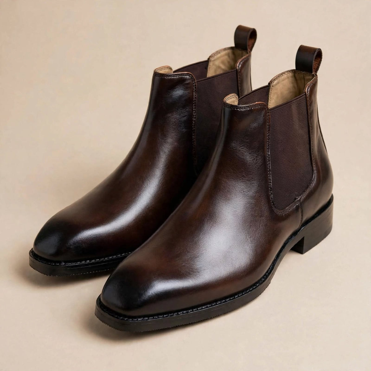 Cobbler India Luxury Wholecut Chelsea Boots | Handcrafted Formal Shoes for Men