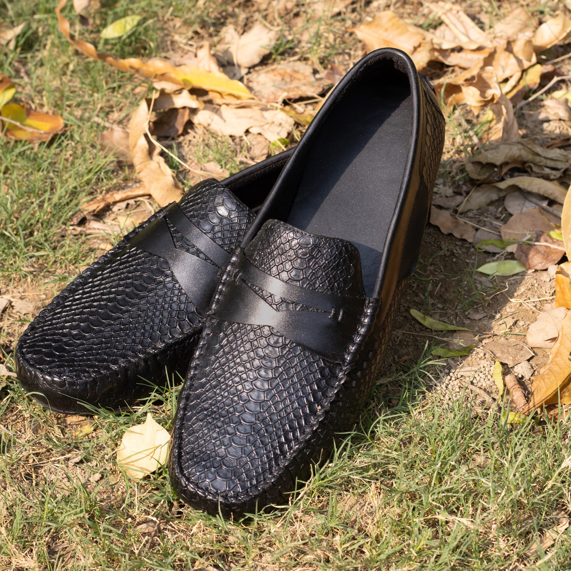 Premium Men's Leather Loafers | Formal Slip-On Shoes