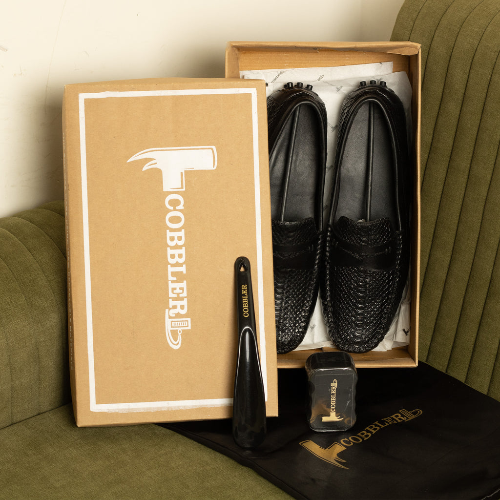 Premium Men's Leather Loafers | Formal Slip-On Shoes