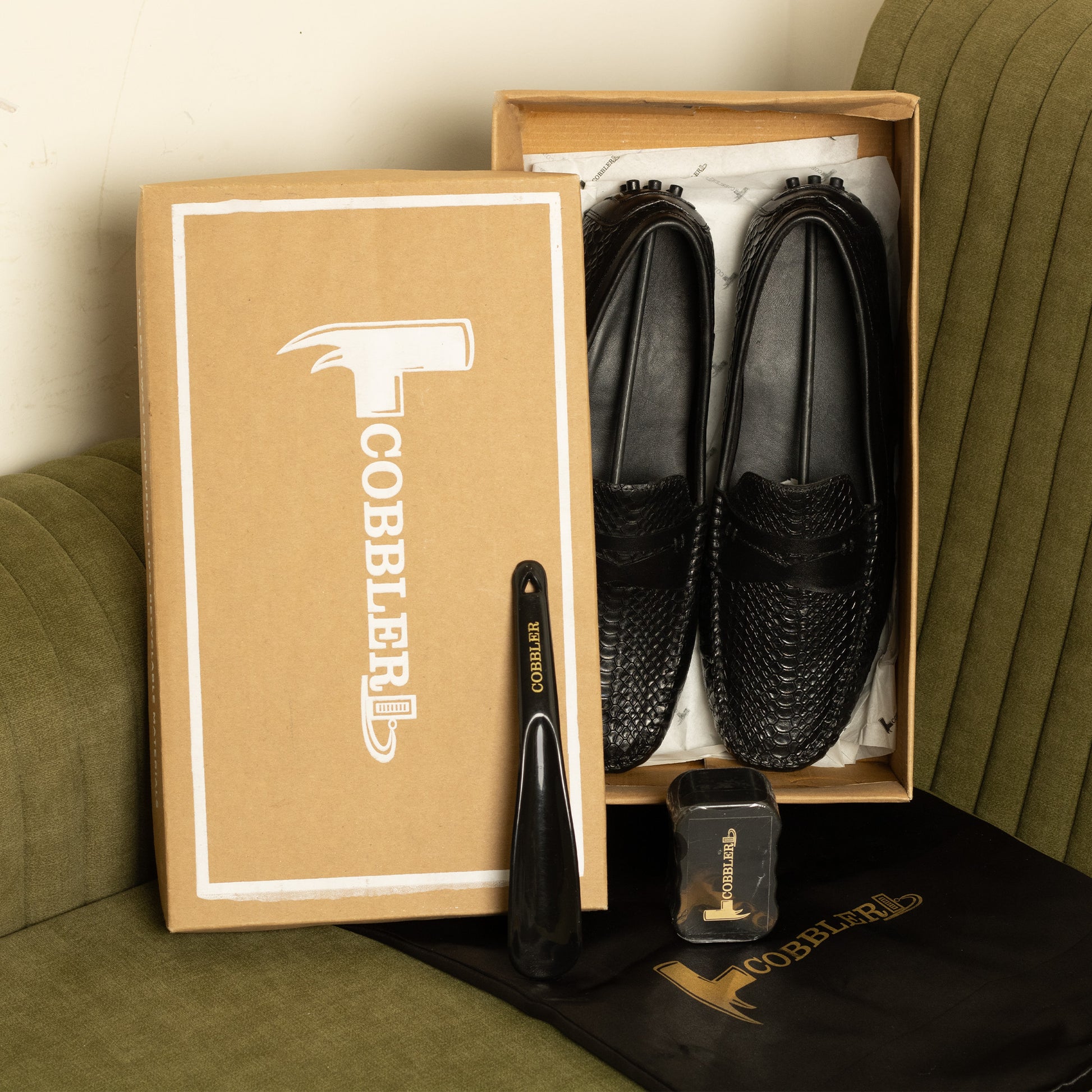 Premium Men's Leather Loafers | Formal Slip-On Shoes