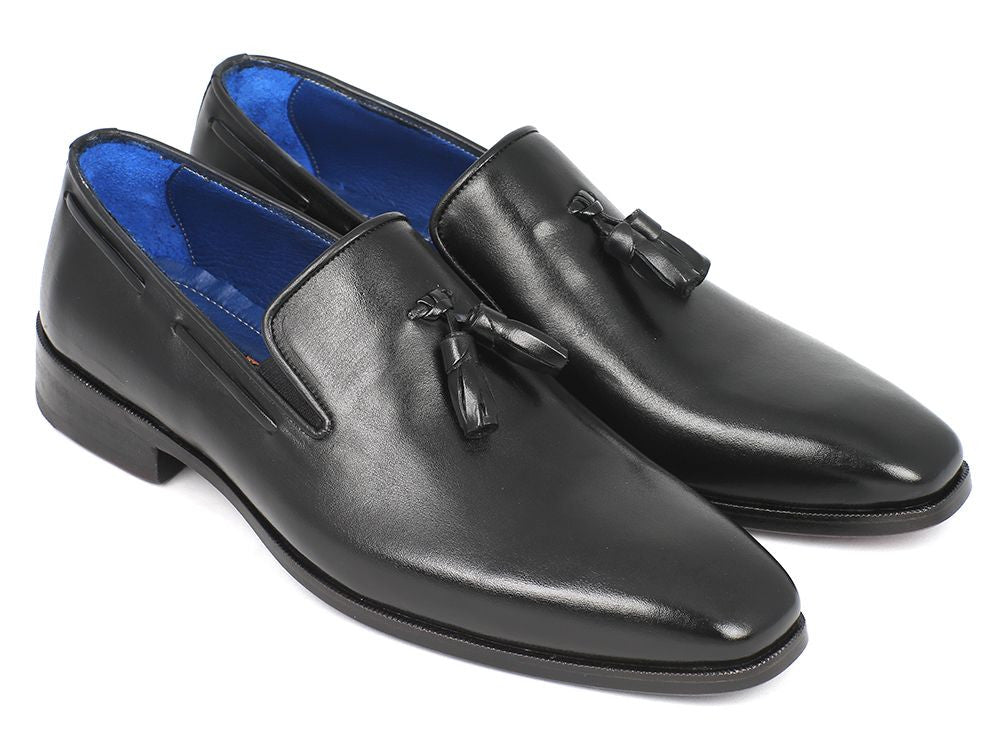 Paul Parkman Men's Tassel Loafer Black  (ID#5141-BLK)