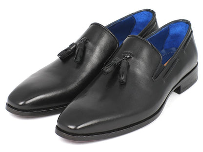 Paul Parkman Men's Tassel Loafer Black  (ID#5141-BLK)