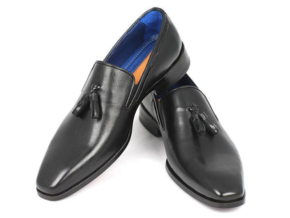 Paul Parkman Men's Tassel Loafer Black  (ID#5141-BLK)