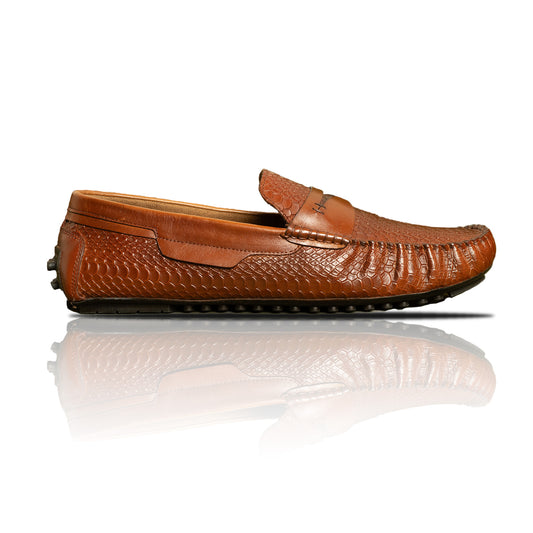 Premium Brown Leather Loafers for Men – Slip-On | Handcrafted & Durable