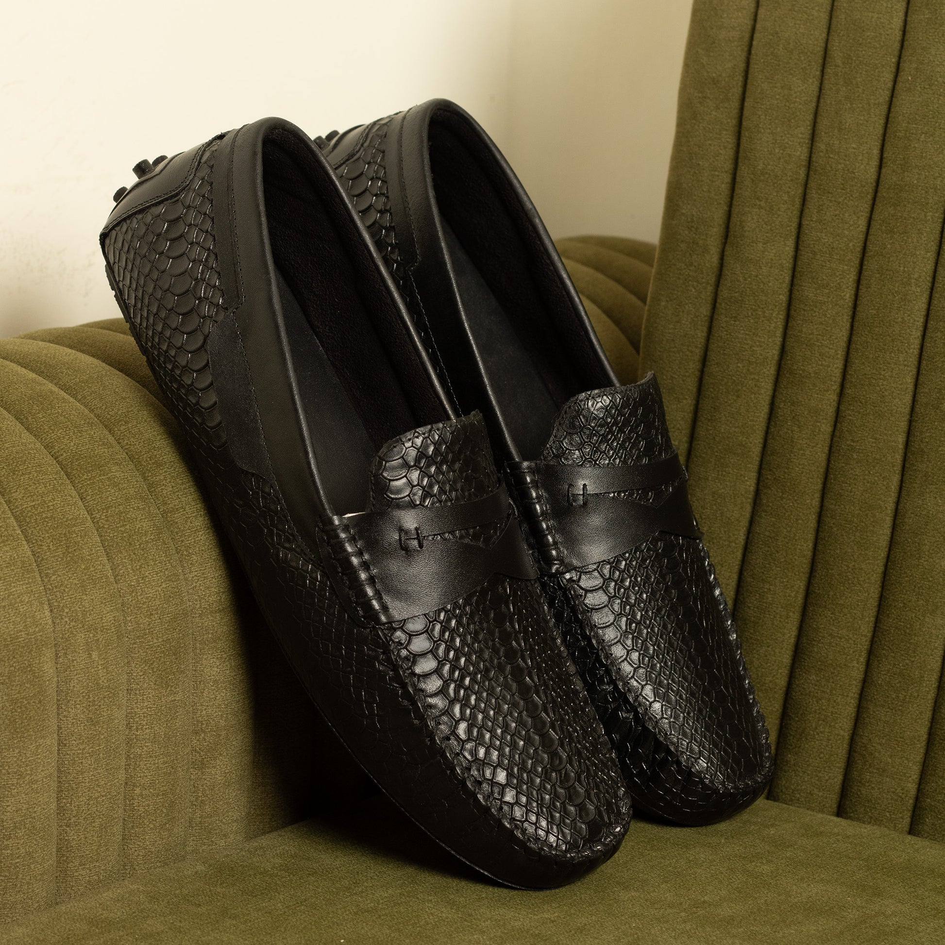 Premium Men's Leather Loafers | Formal Slip-On Shoes