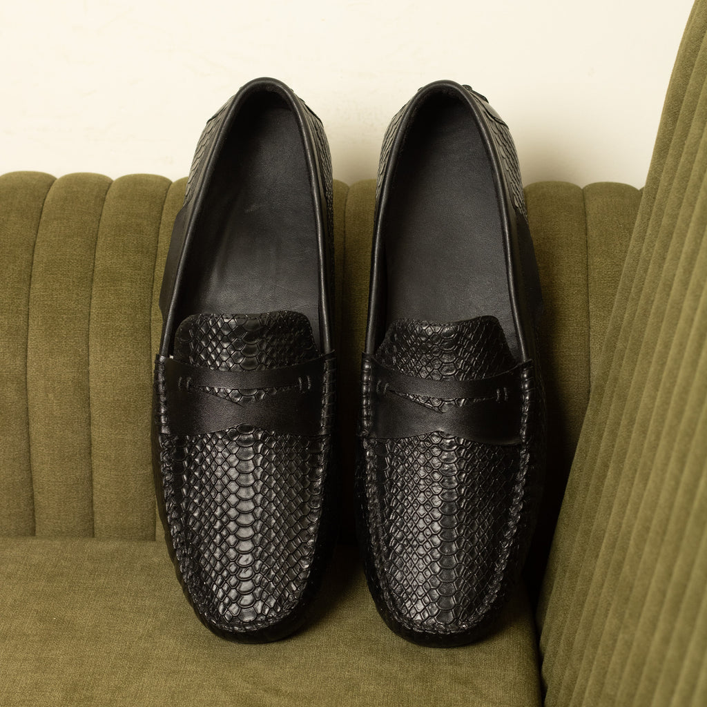 Premium Men's Leather Loafers | Formal Slip-On Shoes