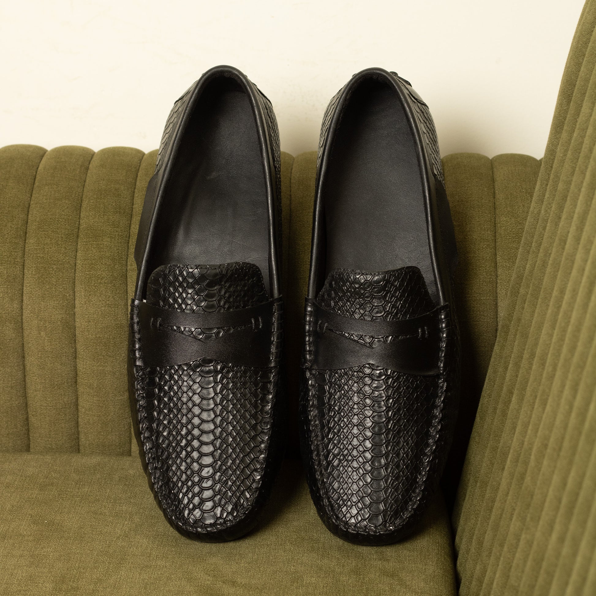 Premium Men's Leather Loafers | Formal Slip-On Shoes