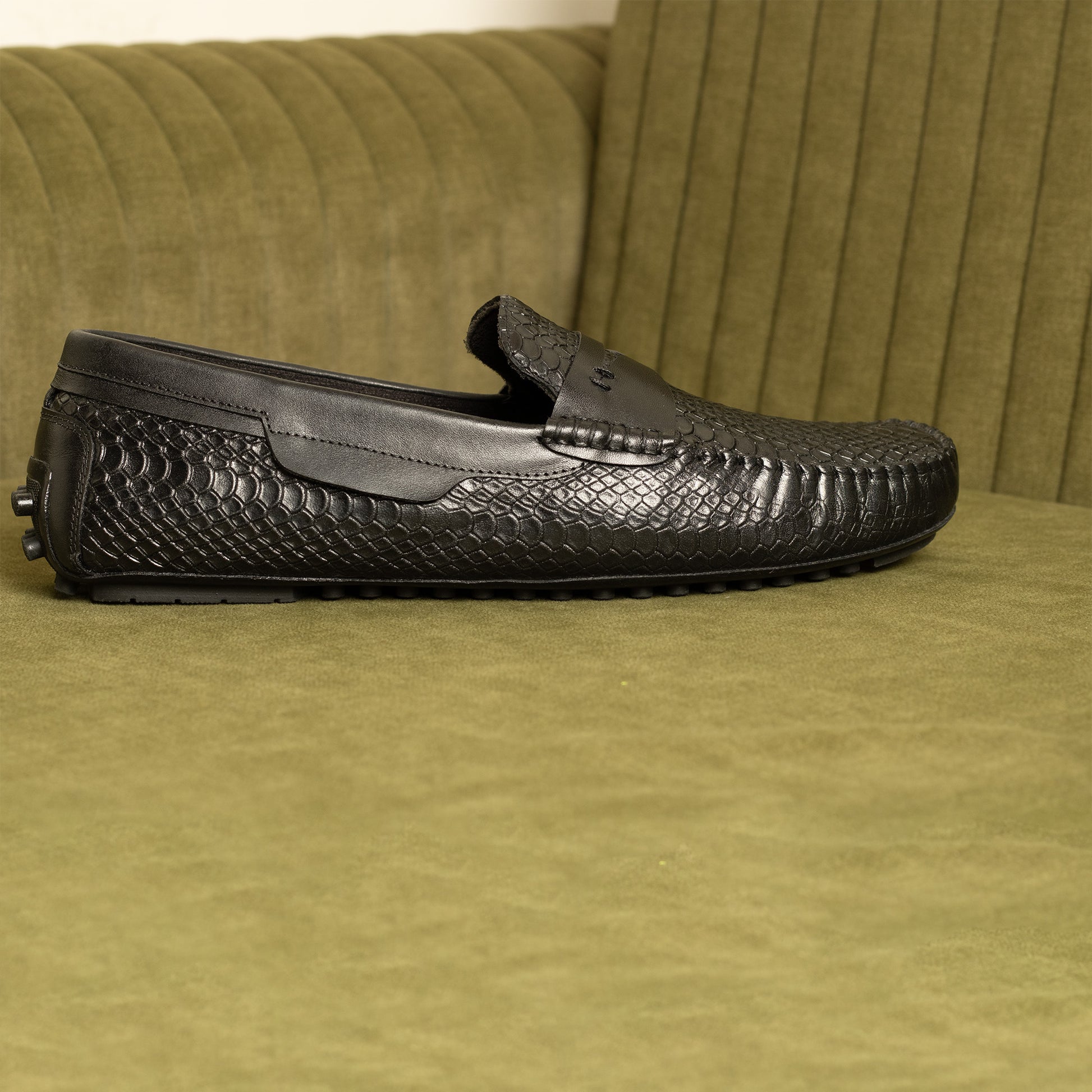 Premium Men's Leather Loafers | Formal Slip-On Shoes