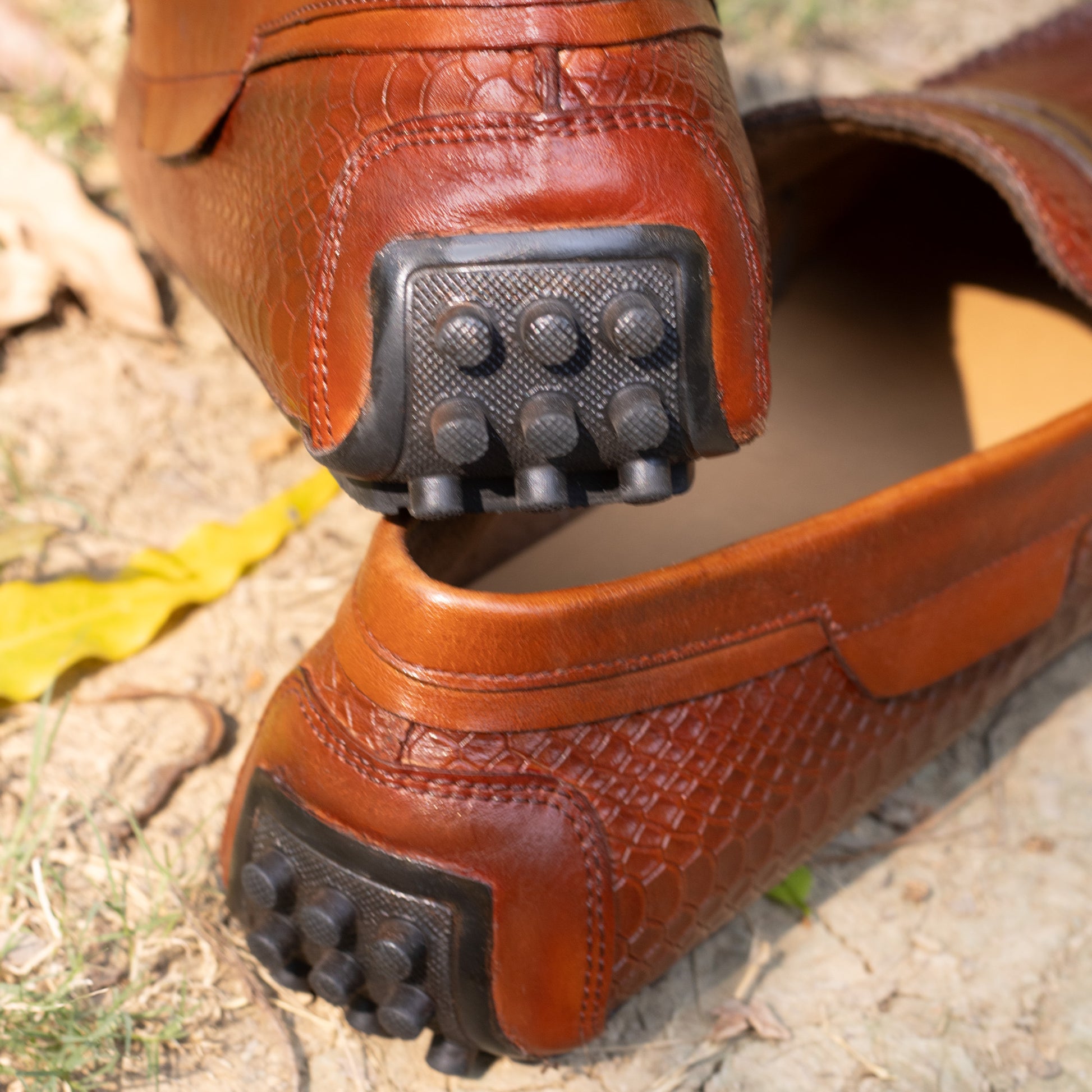 Premium Brown Leather Loafers for Men – Slip-On | Handcrafted & Durable
