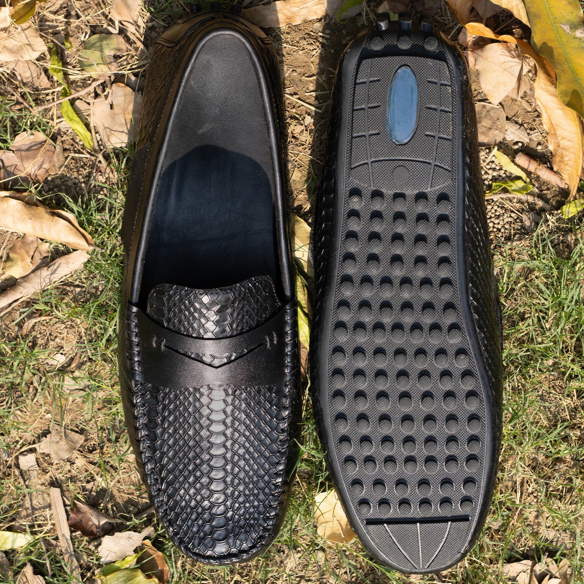 Premium Men's Leather Loafers | Formal Slip-On Shoes
