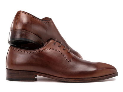 Paul Parkman Men's Antique Brown Oxfords (ID#AG444BRW)
