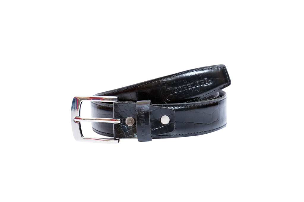 Men’s Sleek Leather Belt – Stylish, Durable & Adjustable