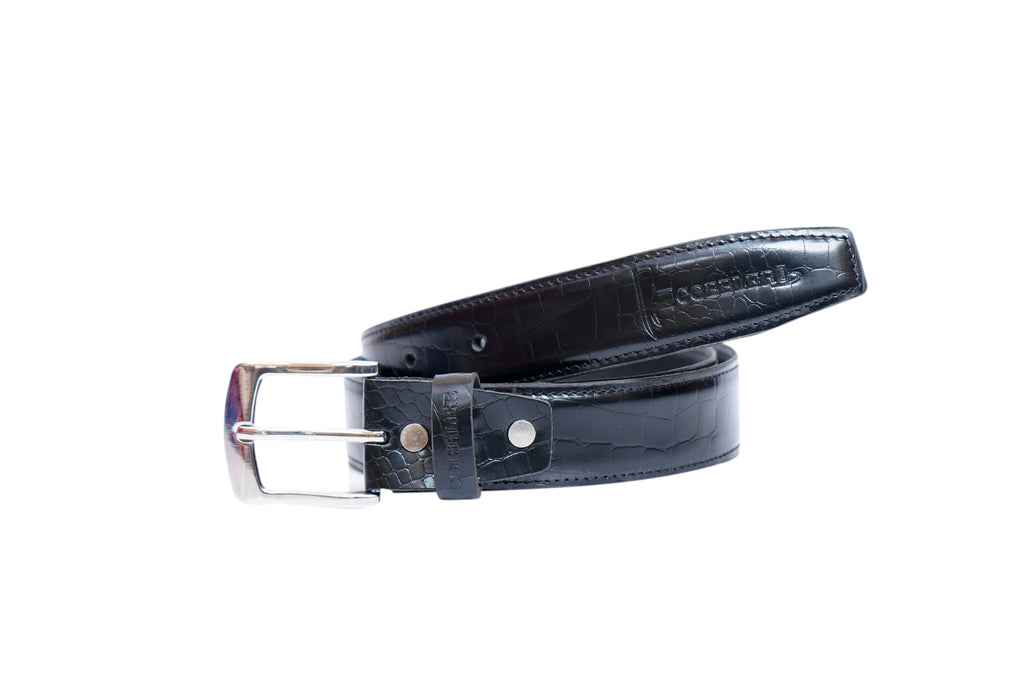 Men’s Sleek Leather Belt – Stylish, Durable & Adjustable