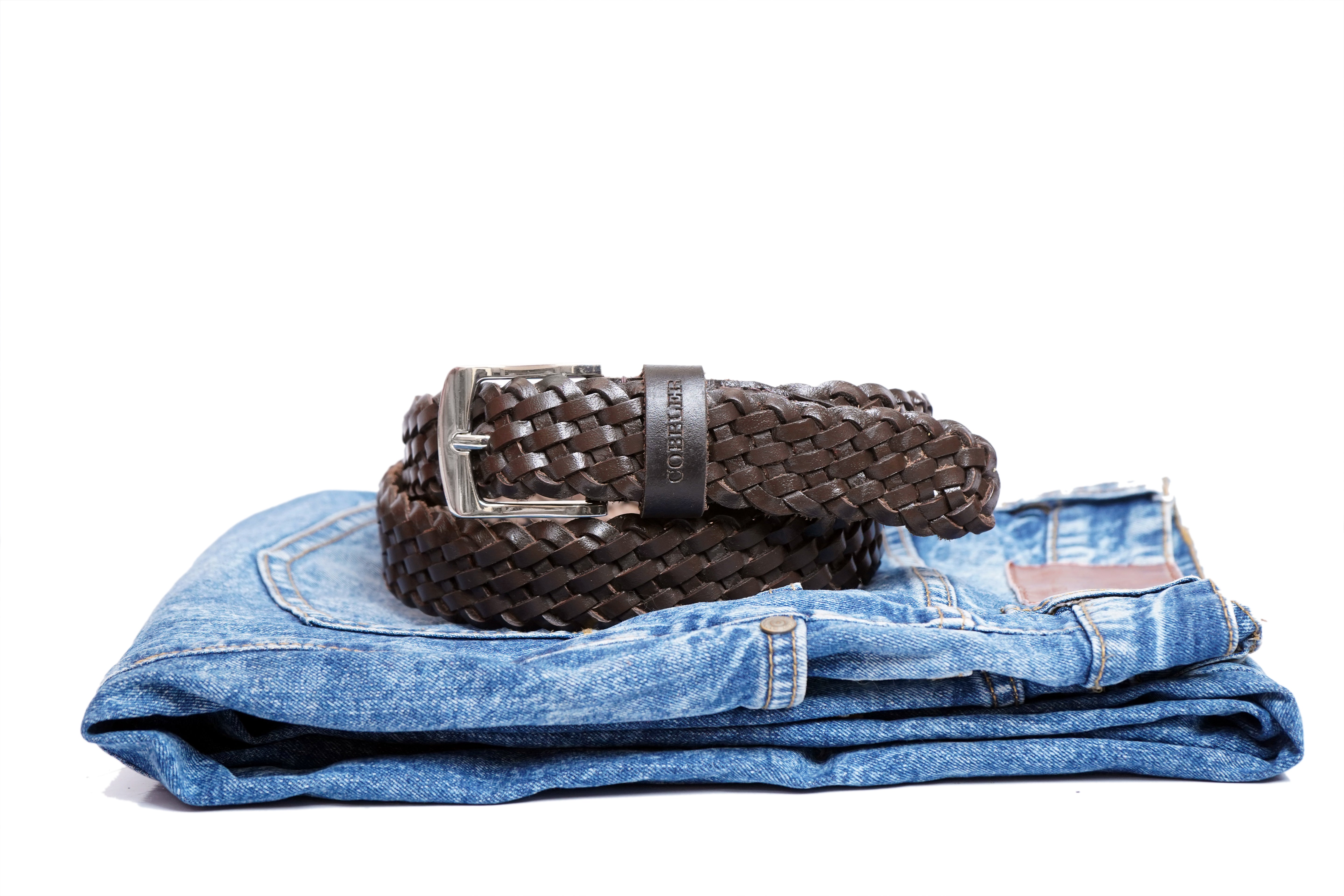 Men’s Leather Belts - Genuine Leather, Adjustable Fit