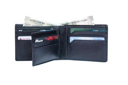 Timeless Leather Wallet for Men – RFID Safe & Slim Design