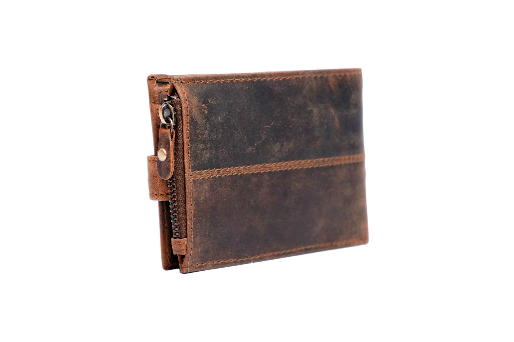 Vintage Leather Men's Wallet – Stylish, Durable & Compact