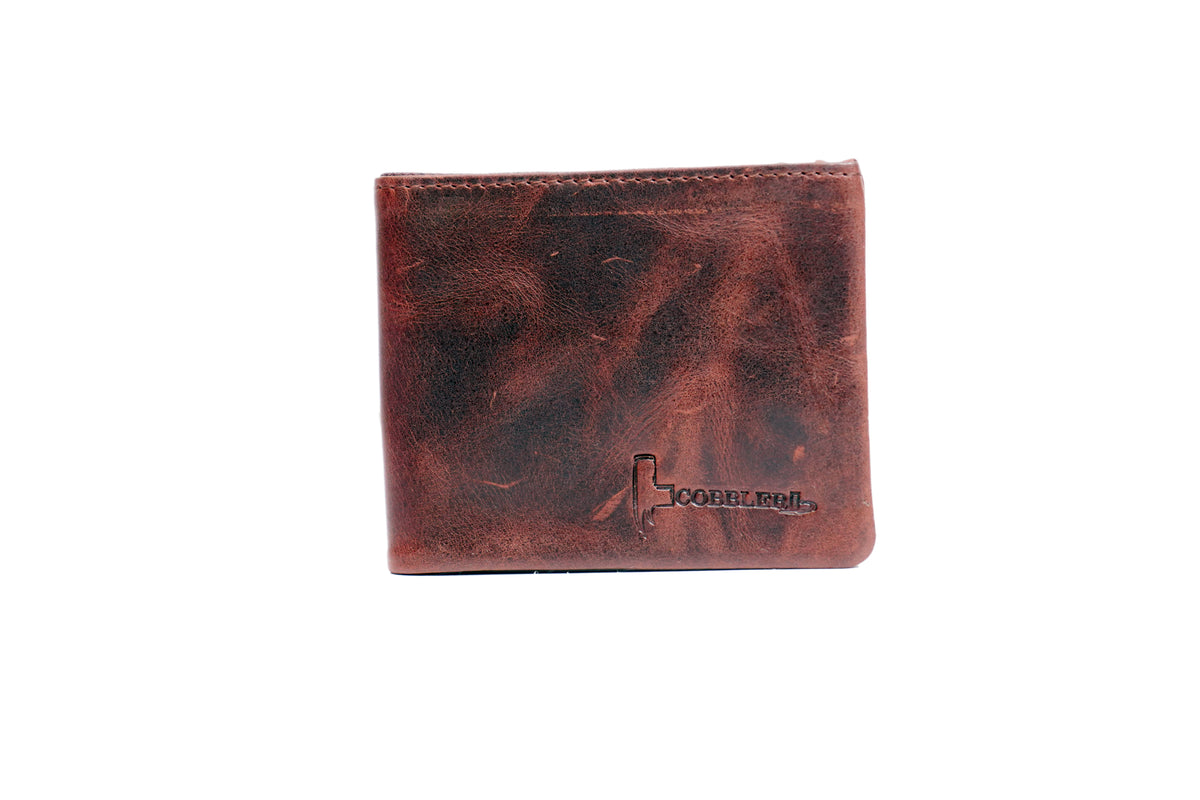 Premium Men's Leather Wallet | RFID Protection & Slim Bifold Design
