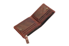 Premium Men's Leather Wallet | RFID Protection & Slim Bifold Design