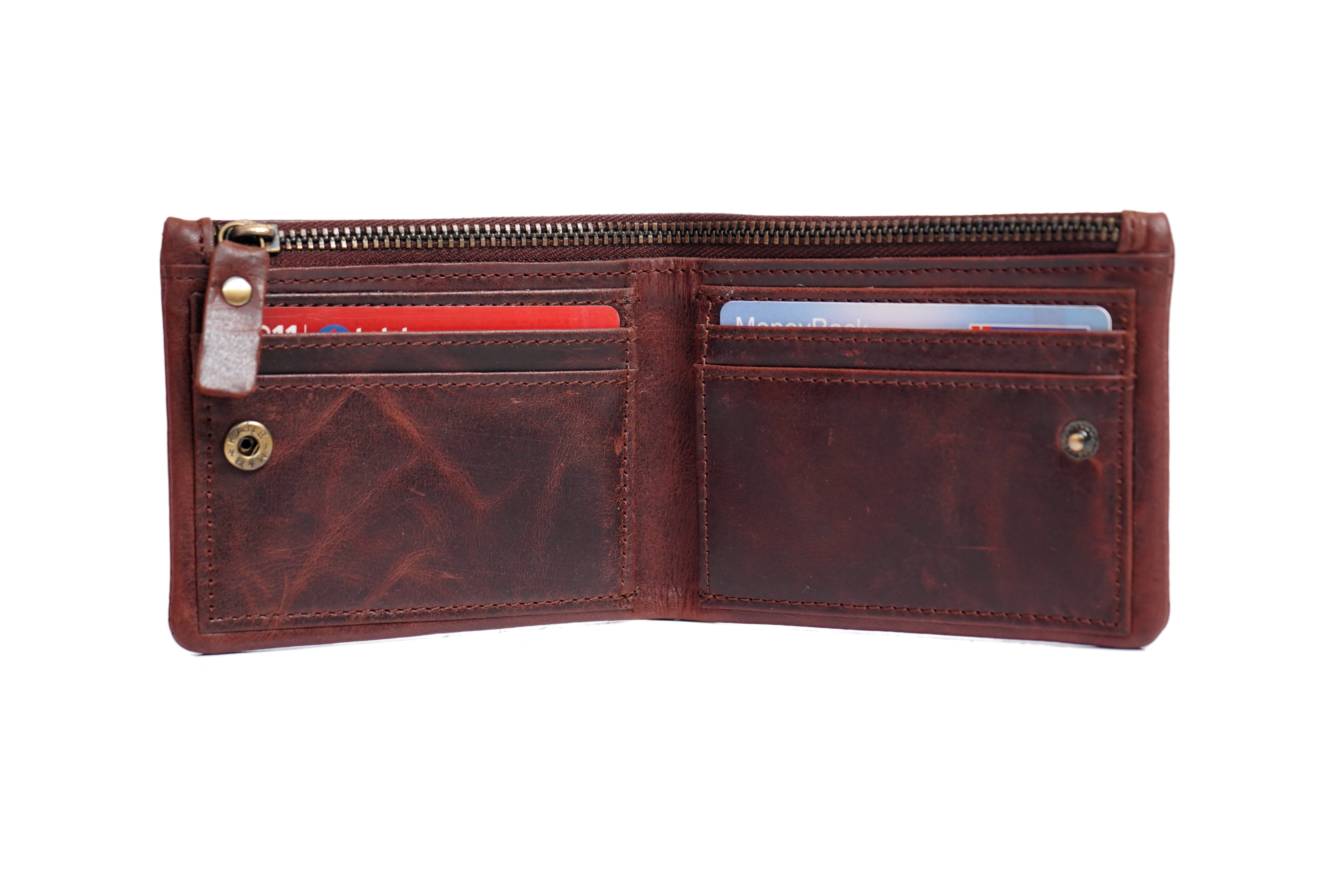 Premium Men's Leather Wallet | RFID Protection & Slim Bifold Design