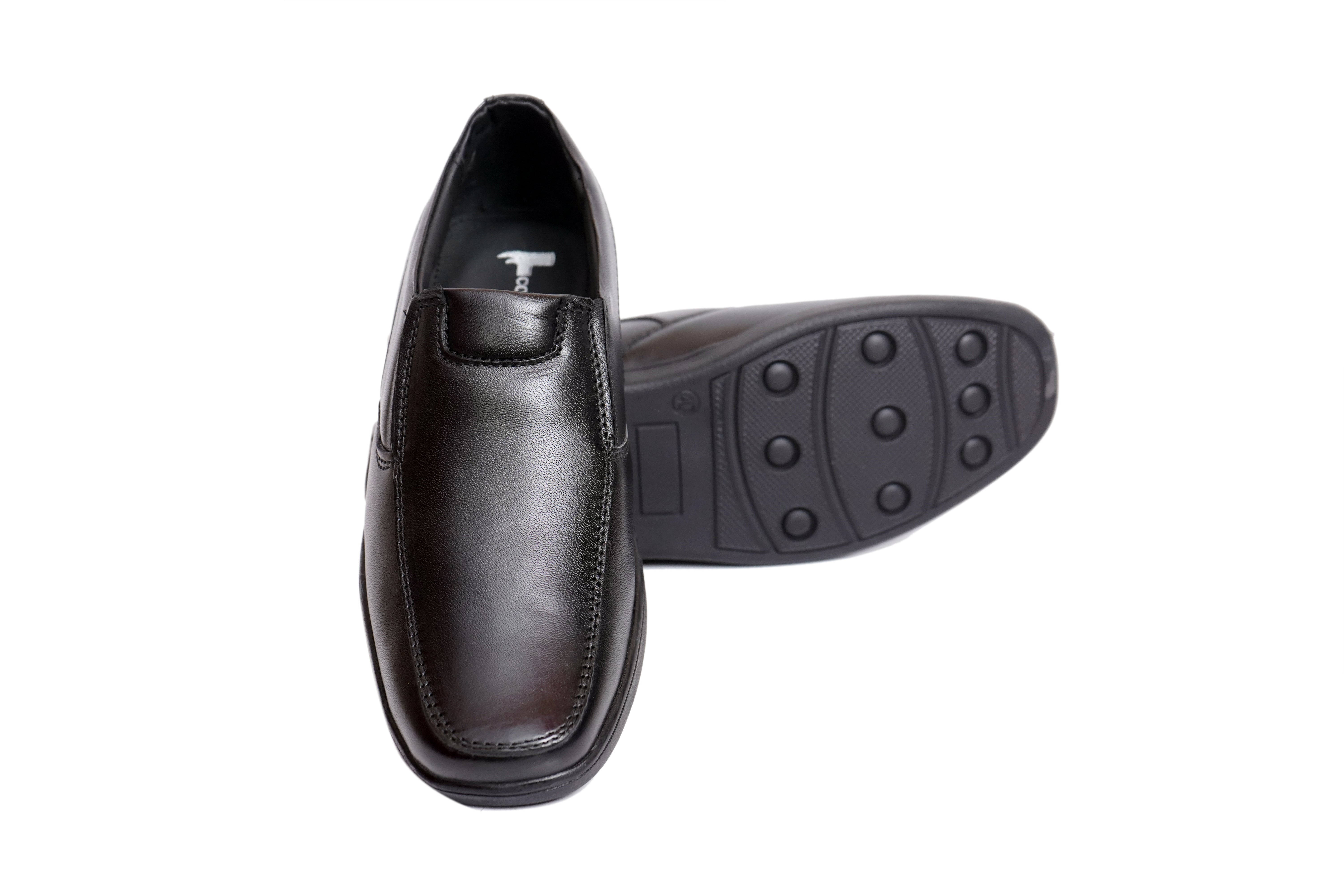 Black Leather Formal Shoes for Men – Premium Wedding & Office Footwear