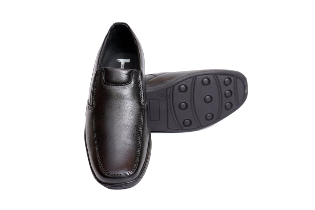Black Leather Formal Shoes for Men – Premium Wedding & Office Footwear