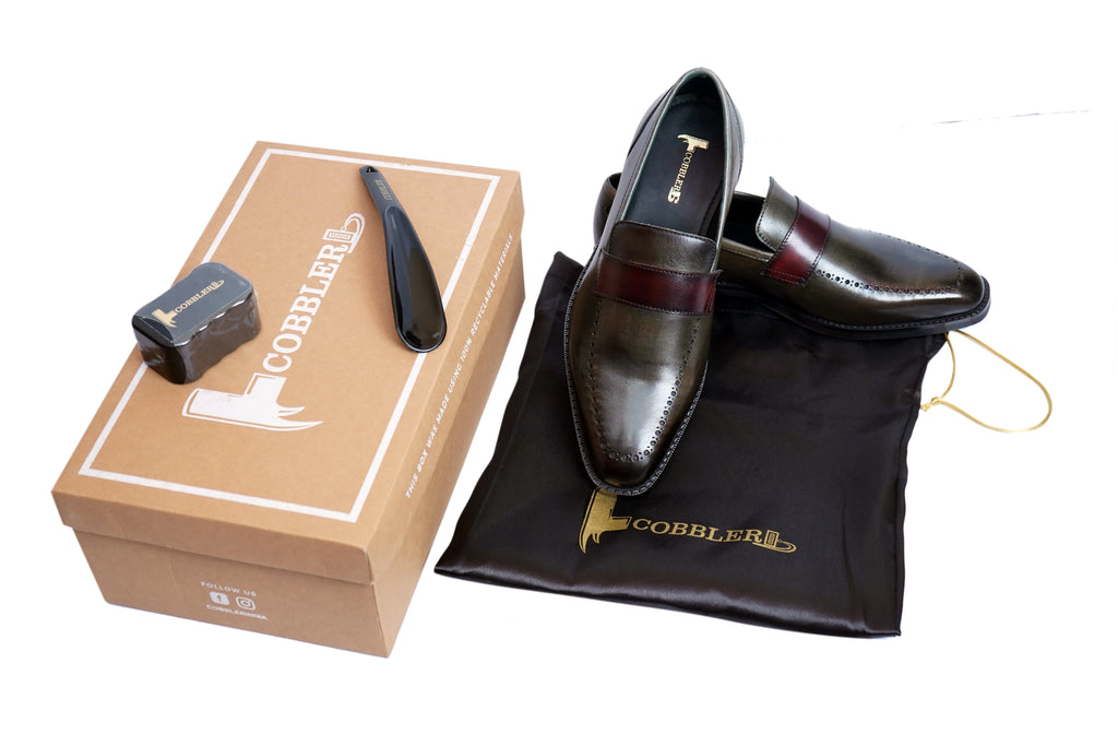 Handcrafted Leather Loafers for Men – Luxury Penny Slip-On Shoes