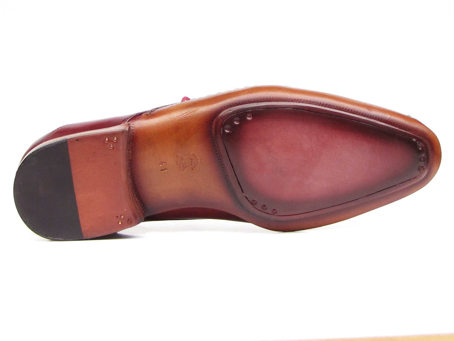 Paul Parkman Ghillie Lacing Handsewn Shoes Burgundy (ID#022-BUR)