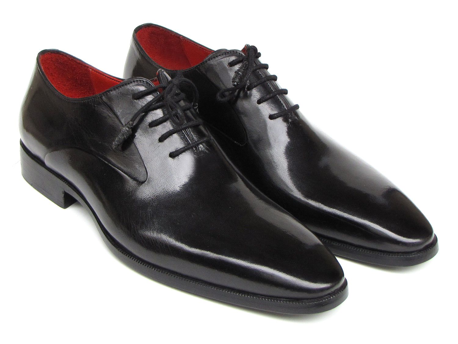 Paul Parkman Men's Black Oxfords (ID#019-BLK)