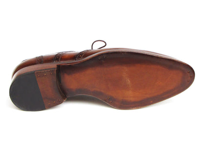 Paul Parkman Men's Wingtip Oxford Goodyear Welted Tobacco (ID#027-TAB)