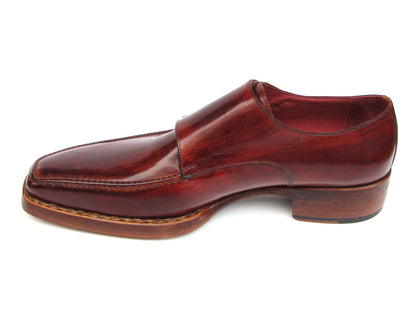Paul Parkman Men's Double Monkstrap Goodyear Welted Shoes (ID#061-BRD)