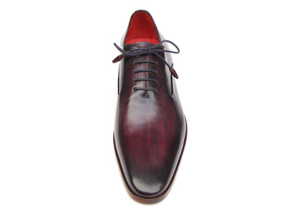 Paul Parkman Men's Plain Toe Oxfords Purple Shoes (ID#019-PURP)