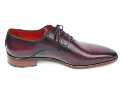 Paul Parkman Men's Plain Toe Oxfords Purple Shoes (ID#019-PURP)
