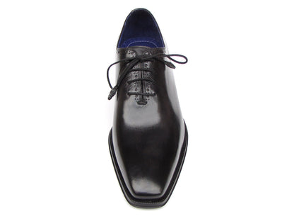 Paul Parkman Men's Plain Toe Oxfords Whole-cut Black (ID#025-BLK)