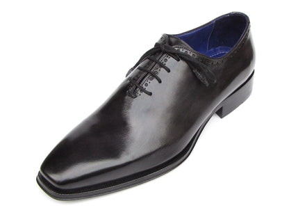 Paul Parkman Men's Plain Toe Oxfords Whole-cut Black (ID#025-BLK)