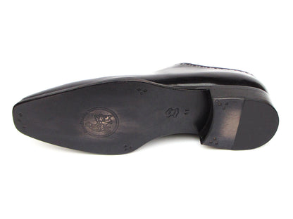 Paul Parkman Men's Plain Toe Oxfords Whole-cut Black (ID#025-BLK)