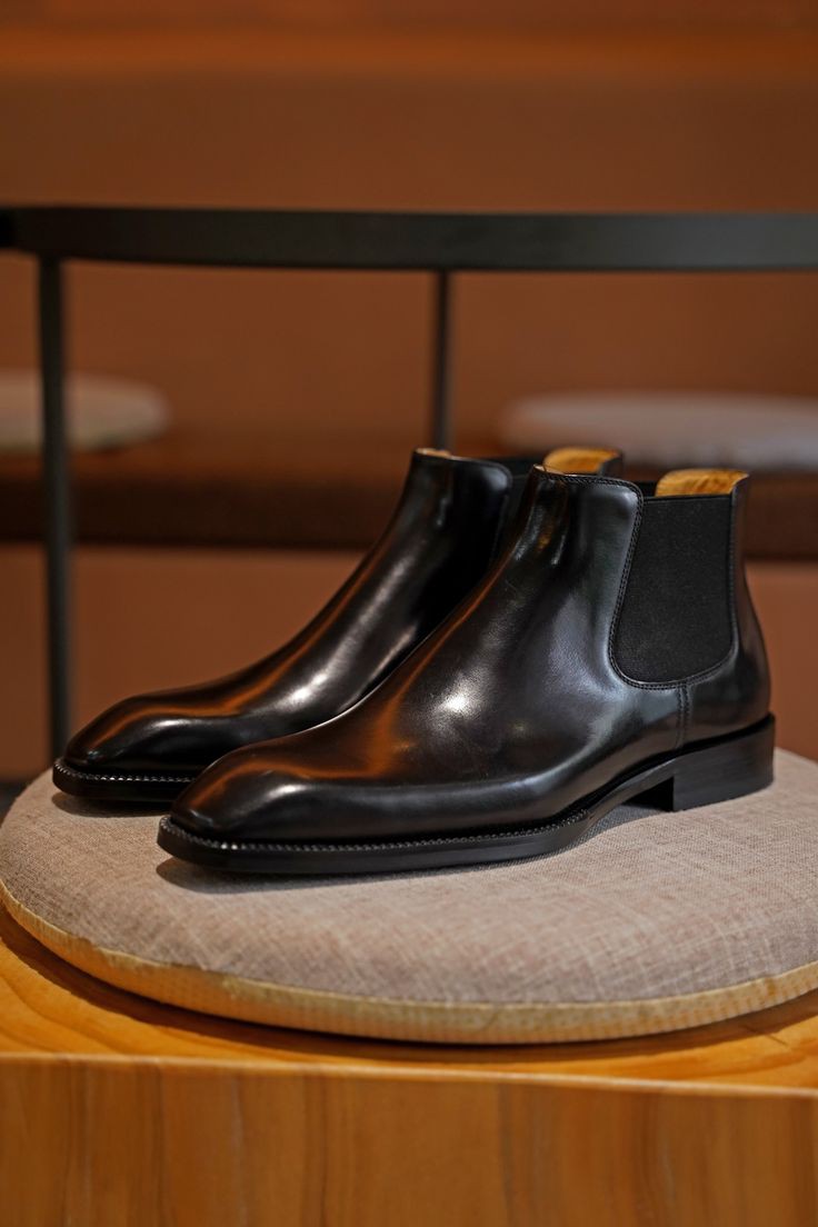 Luxury Wholecut Chelsea Boots | Handcrafted Formal Shoes for Men & Weddings