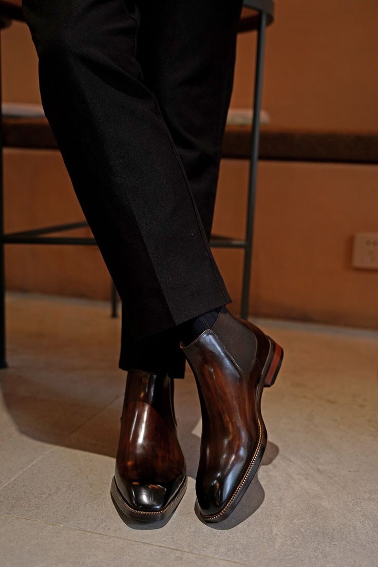 Luxury Wholecut Chelsea Boots | Handcrafted Formal Shoes for Men & Weddings